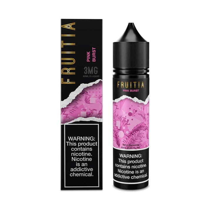 FRUITIA by Fresh Farms E-Liquid 60mL (Freebase) | Pink Burst with Packaging