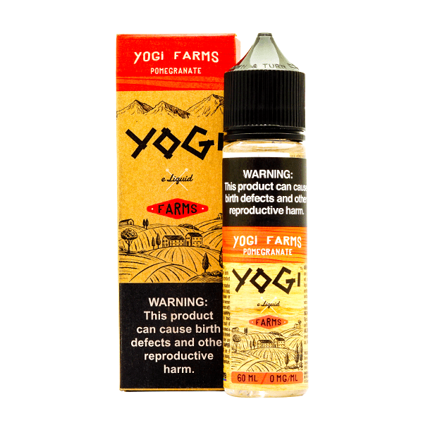 Yogi E-Liquid 60mL | (Original & Farms Series) Pomegranate with Packaging