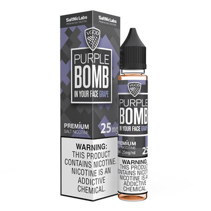 VGOD Salt Series E-Liquid 30mL | Purple Bomb with packaging