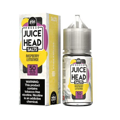 Juice Head Salt Series E-Liquid 30mL (Salt Nic)| Raspberry Lemonade Freeze with packaging