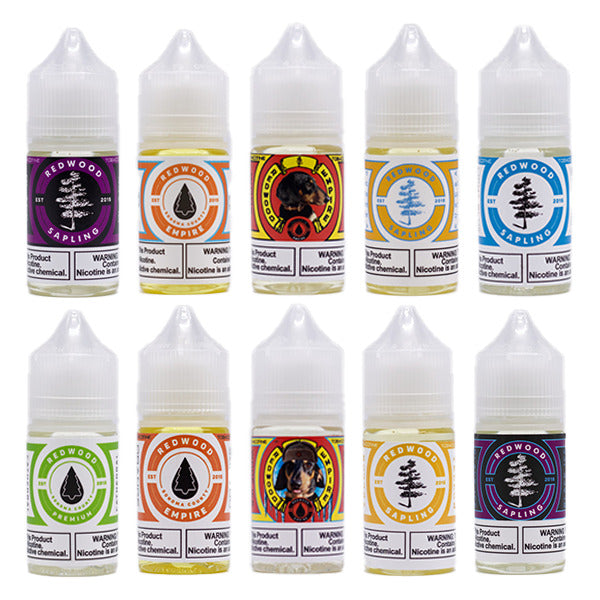 Redwood Salt Series E-Liquid 30mL Group Photo