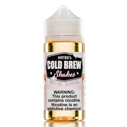 Nitro’s Cold Brew Shakes Series E-Liquid 100mL (Freebase) | Salted Caramel