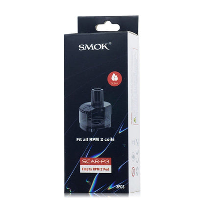 SMOK Scar P3 Pod (3-Pack) | RPM 2 Pod with Packaging