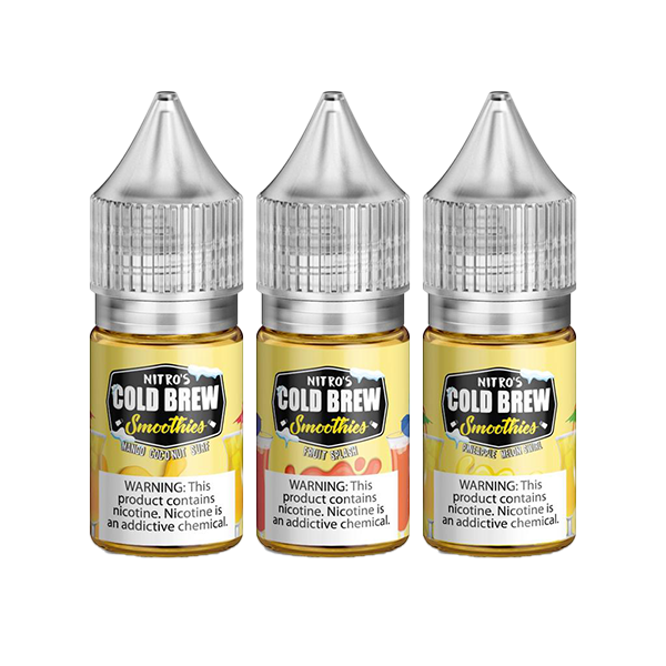 Nitro’s Cold Brew Salt Series E-Liquid 30mL (Salt Nic) | Group Photo