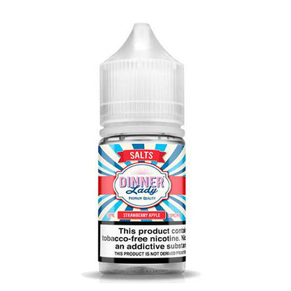 Dinner Lady TFN Salt Series E-Liquid 30mL Strawberry Apple