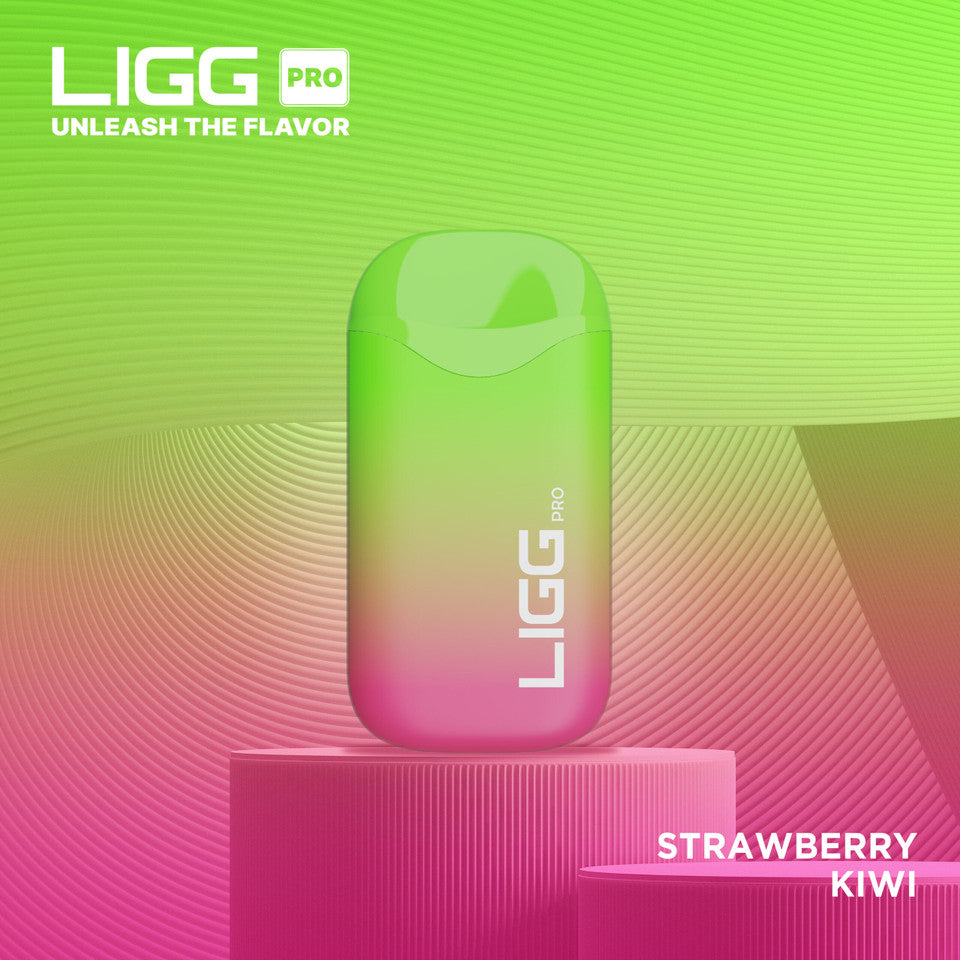 Ligg Pro Disposable 5500 Puffs 14mL 50mg | MOQ 10 Strawberry Kiwi