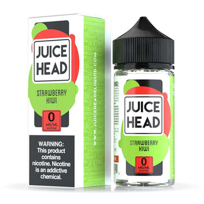 Juice Head Series E-Liquid | 100mL (Freebase) Strawberry Kiwi with Packaging