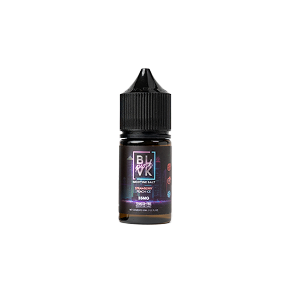 BLVK TFN Salt Series E-Liquid 30mL (Salt Nic) | 35mg Strawberry Peach Ice