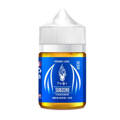 Halo Series E-liquid 60mL (Freebase) | Sub Zero