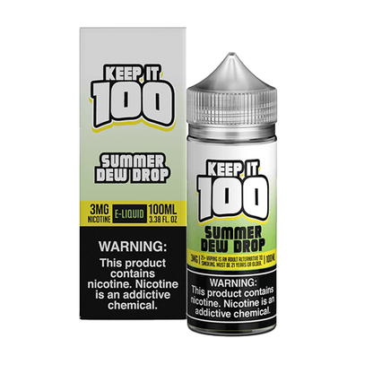 Keep It 100 TFN Series E-Liquid 0mg | 100mL (Freebase) Summer Dew Drop with Packaging