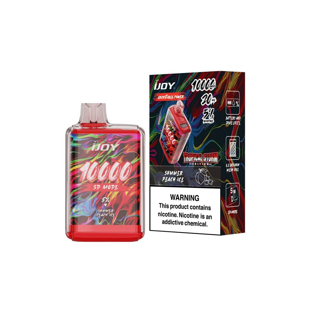 IJoy Bar SD10000 Disposable 10000 Puffs 20mL 50mg | MOQ 5 Summer Peach Ice