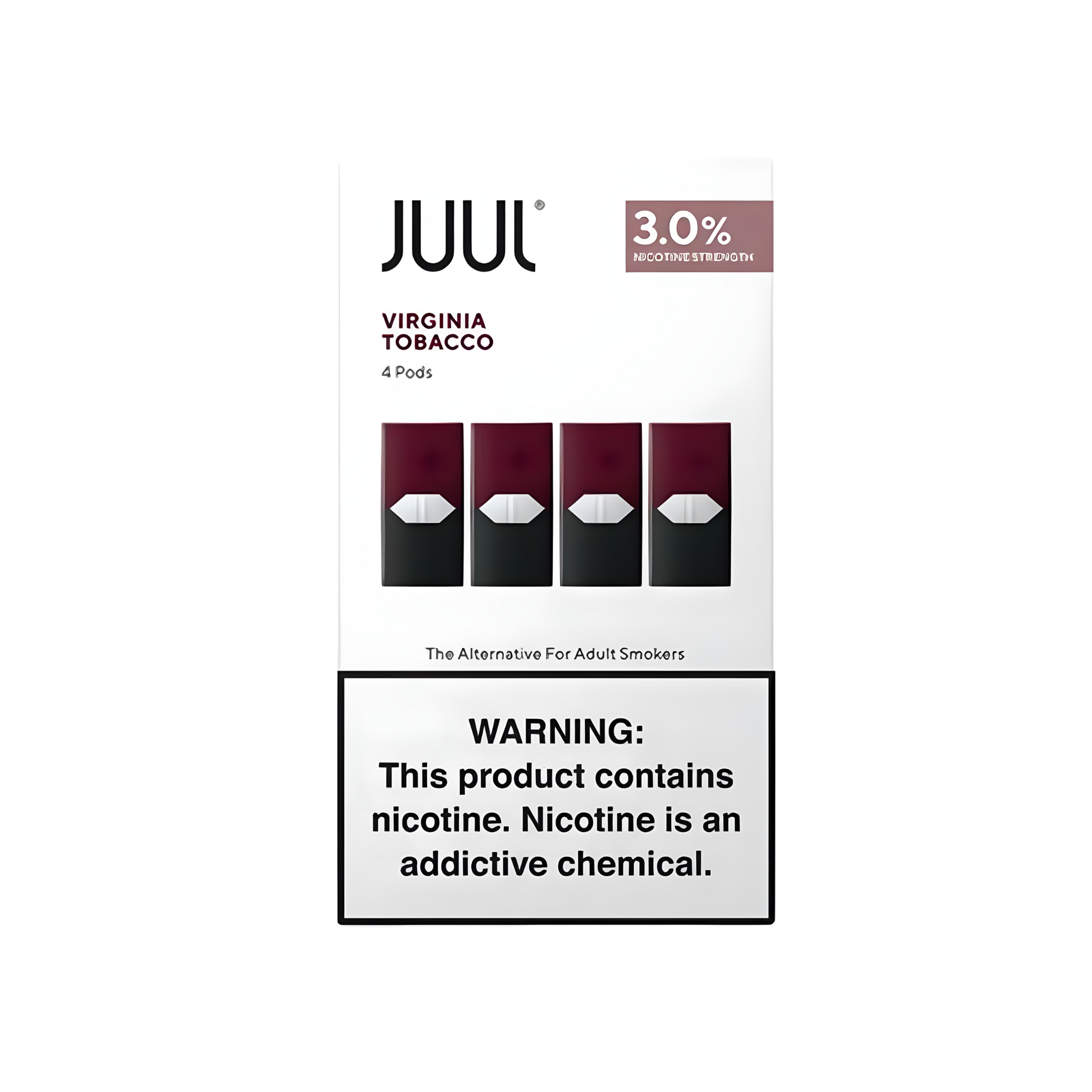 JUUL Pods (4-Pack) | MOQ 8 Virginia Tobacco 3%