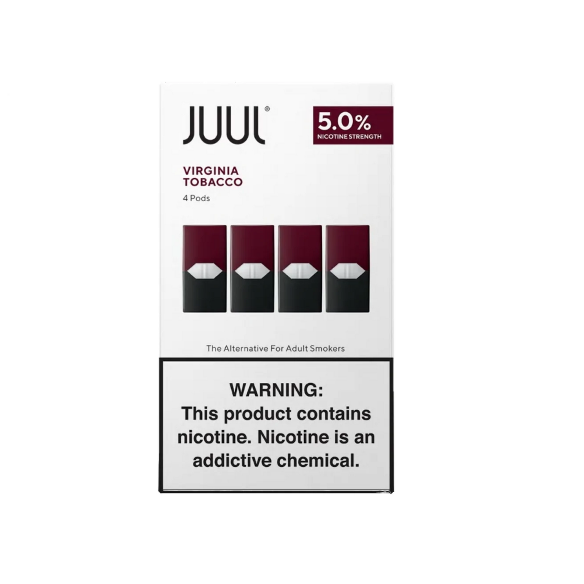 JUUL Pods (4-Pack) | MOQ 8 Virginia Tobacco 5%