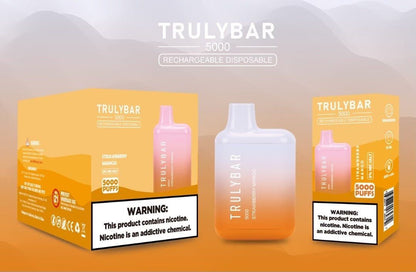 Truly Bar (Elf Edition) Disposable 5000 Puffs 13mL 50mg | MOQ 10 | Strawberry Mango with Packaging