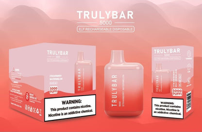 Truly Bar (Elf Edition) Disposable 5000 Puffs 13mL 50mg | MOQ 10 | Strawberry Watermelon with Packaging