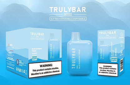 Truly Bar (Elf Edition) Disposable 5000 Puffs 13mL 50mg | MOQ 10 | Blue Raspberry Freeze with Packaging