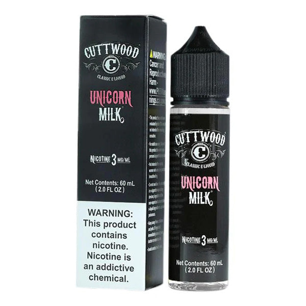 Cuttwood Series E-Liquid 60mL Unicorn Milk with packaging