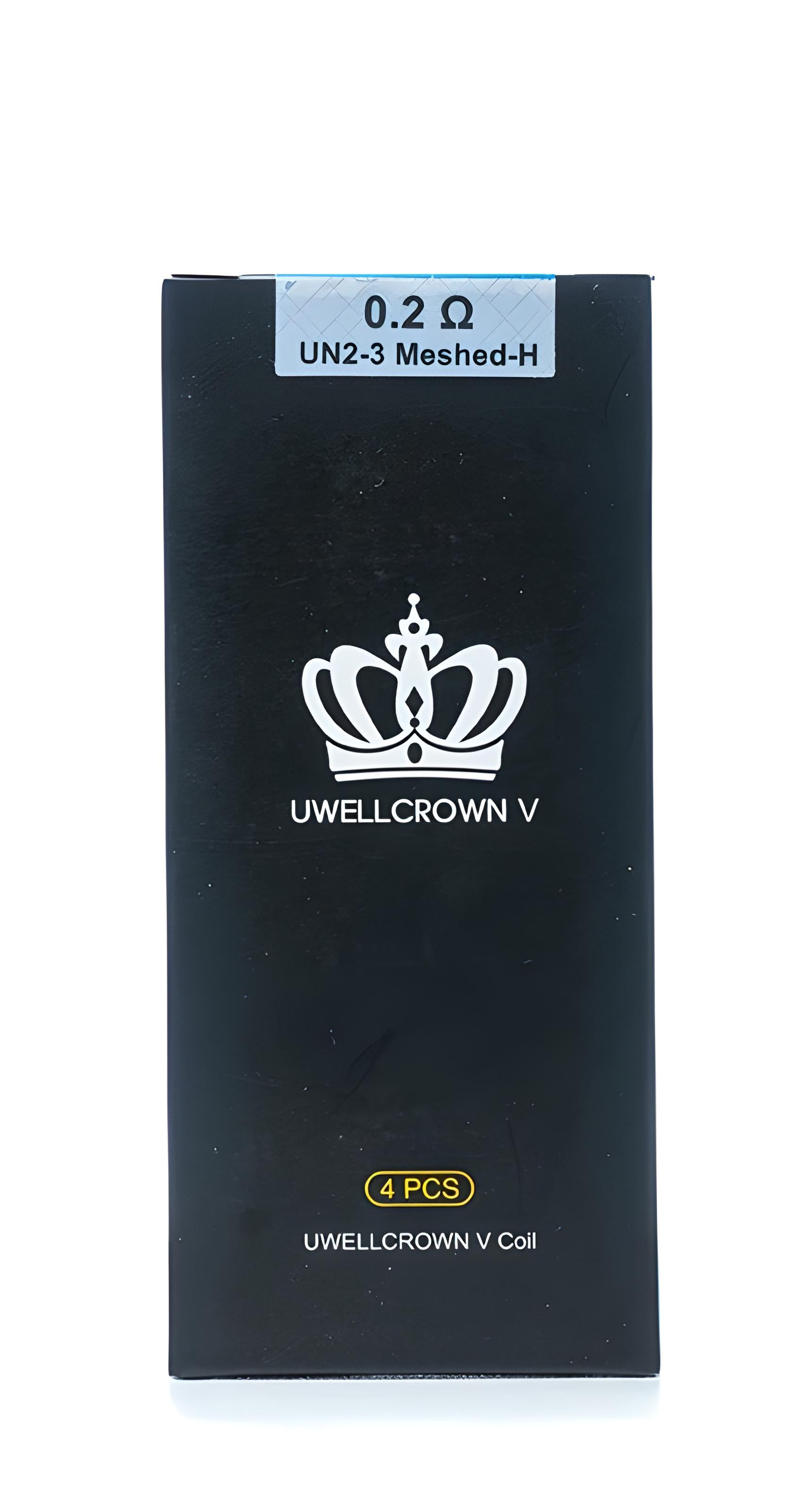 Uwell Crown V Coil (4-Pack) | UN2-3 Meshed Coil 0.2ohm with Packaging