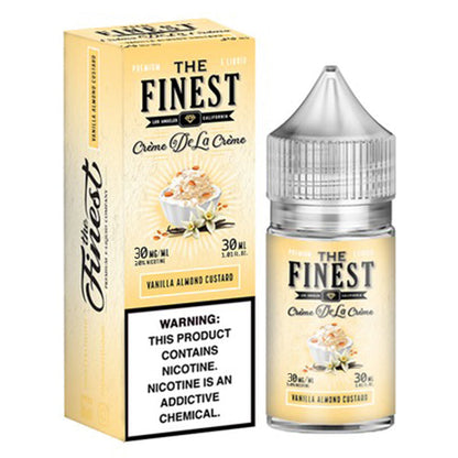 Finest Salt Series E-Liquid 30mL (Salt Nic) | Vanilla Almond Custard with packaging