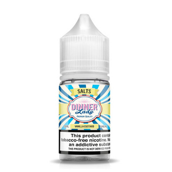 Dinner Lady TFN Salt Series E-Liquid 30mL Vanilla Custard