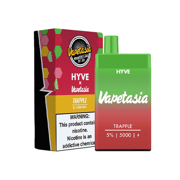 Vapetasia Hyve Mesh Disposable 5000 Puffs 12mL 50mg | MOQ 5 | Trapple with Packaging