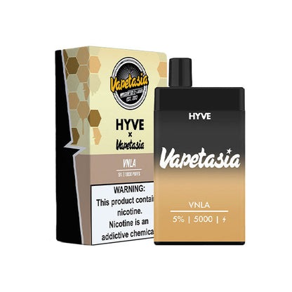 Vapetasia Hyve Mesh Disposable 5000 Puffs 12mL 50mg | MOQ 5 | Vnla with Packaging