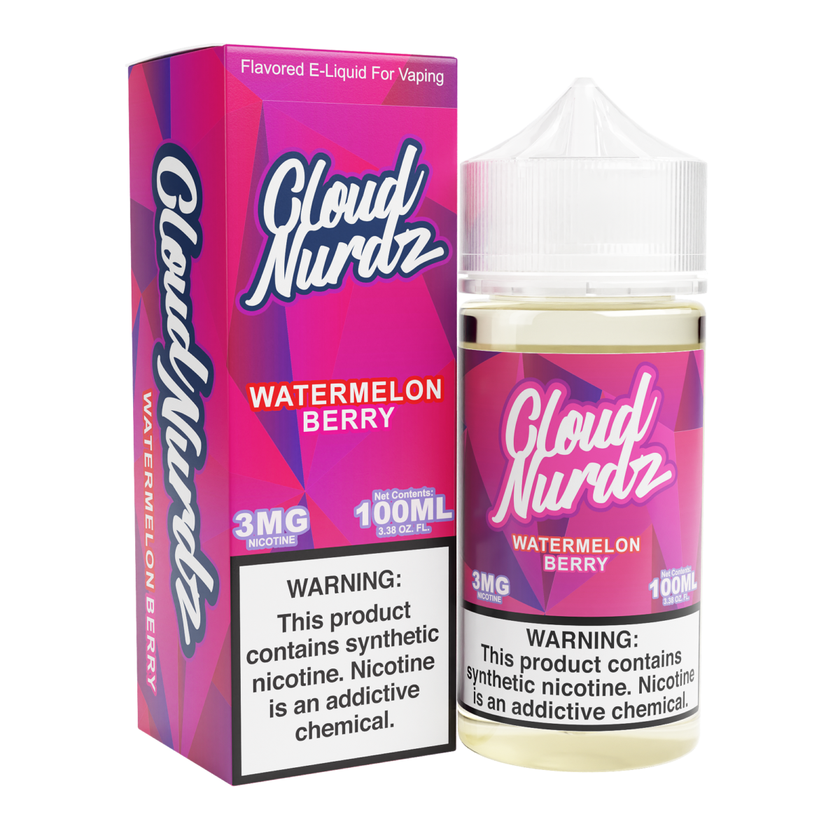 Cloud Nurdz Series E-Liquid 100mL (Freebase) | 12mg