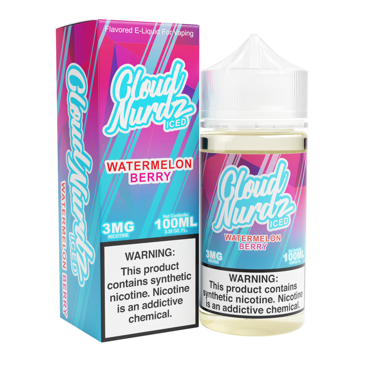 Cloud Nurdz Series E-Liquid 100mL (Freebase) | 12mg