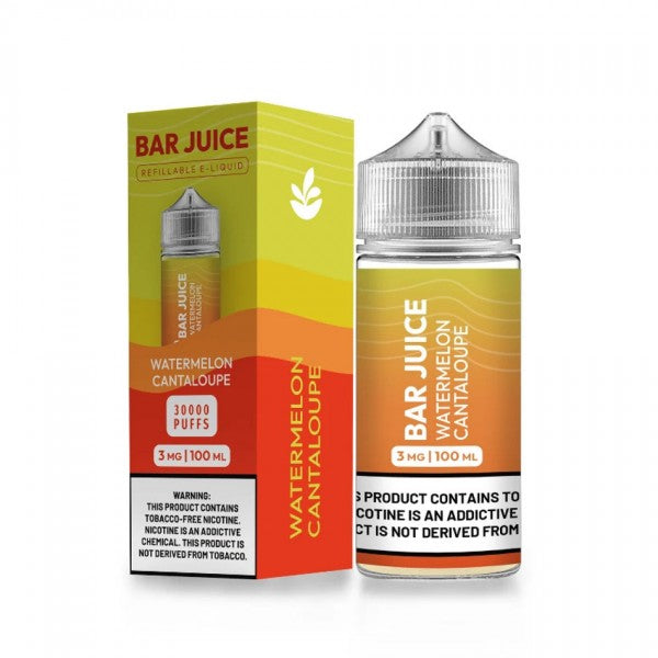 Bar Juice BJ30000 E-Liquid 100mL (Freebase) Watermelon Cantaloupe with packaging