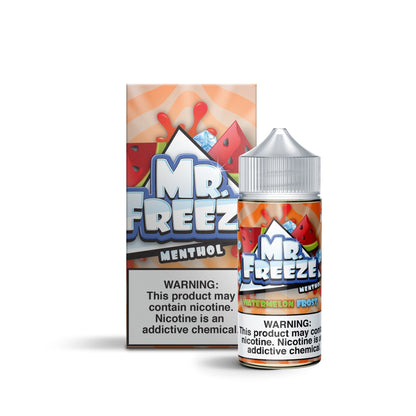 Mr. Freeze TFN Series E-Liquid 100mL (Freebase) | Watermelon Frost with packaging