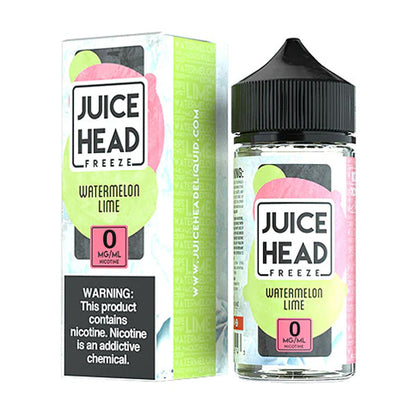 Juice Head Series E-Liquid | 100mL (Freebase) Watermelon Lime Freeze with Packaging