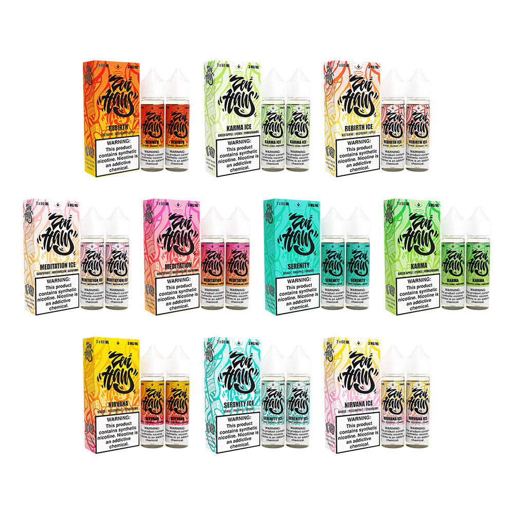 Zen Haus Series E-Liquid x2-60mL | Group Photo